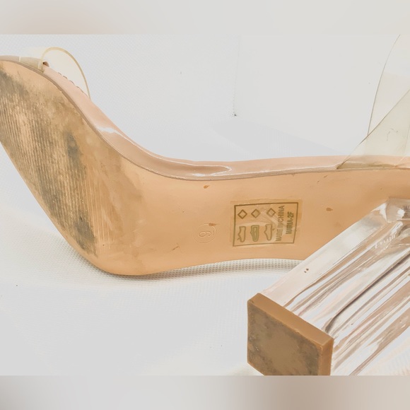 🔥CLEAR HEELS 🔥(fits 8.5) SIZE 9🔥 USED - Picture 10 of 11